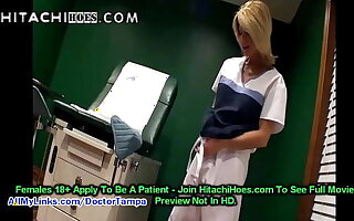 Don't Tell Doc I Cum On The Clock! Nurse Carissa Montgomery Sneaks Come by Exam Room, Masturbates Roughly Magic Wand At HitachiHoes.com!