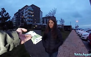 Public Agent Sexy retarded Russian babe fucked by a stranger